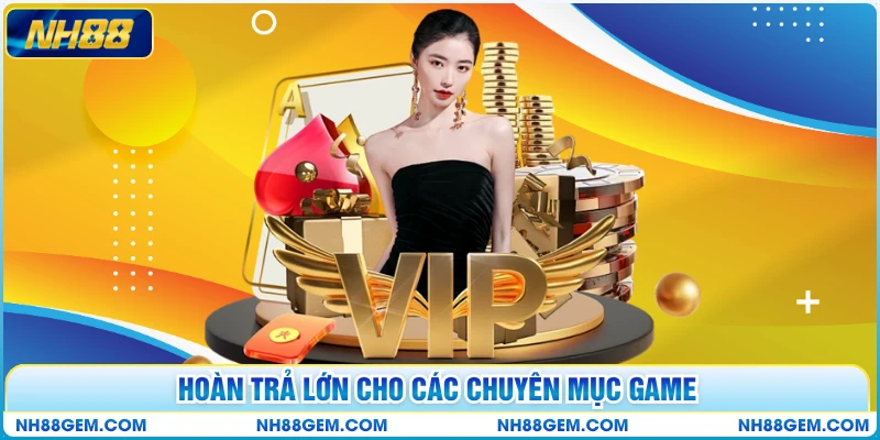 Hoàn trả lớn cho các chuyên mục game